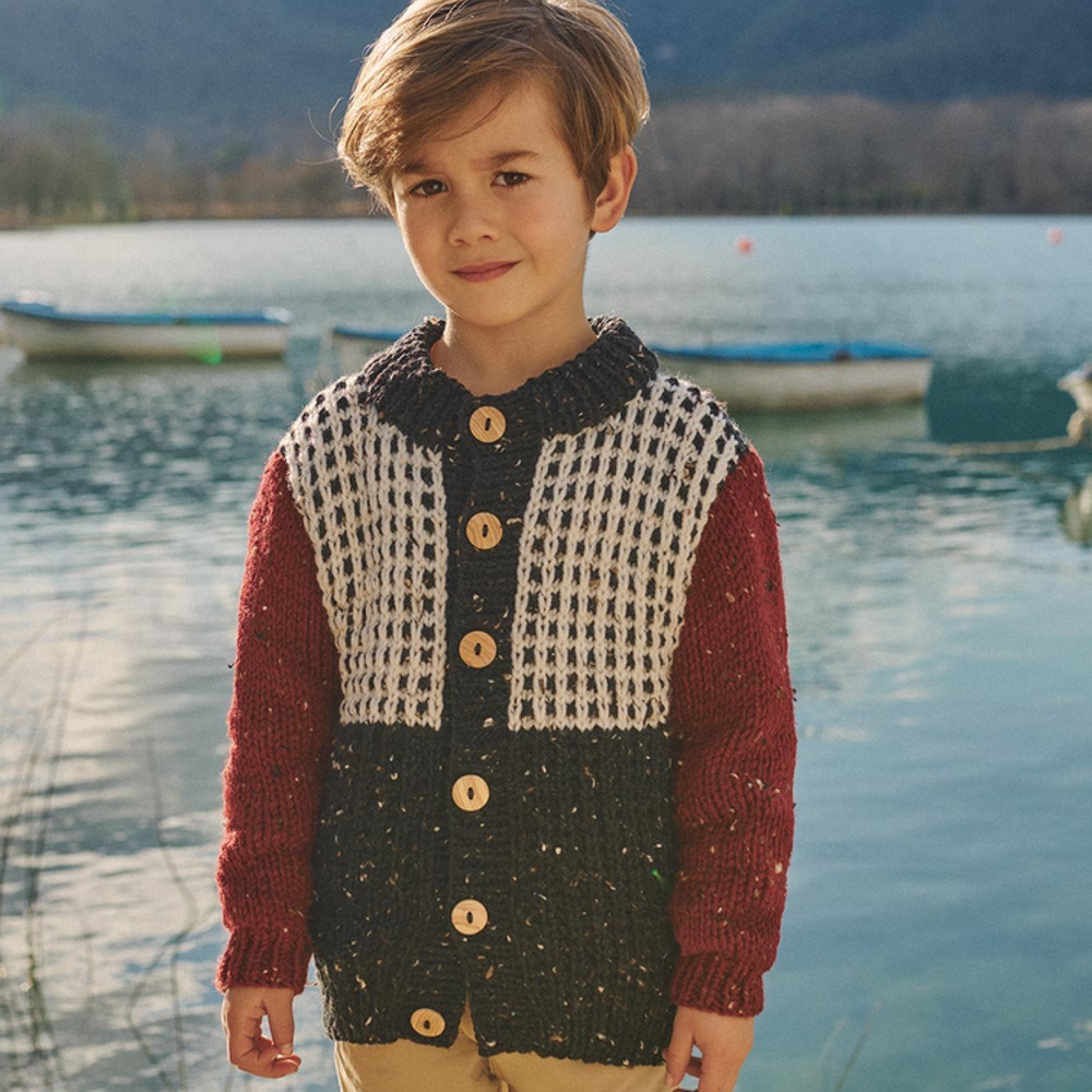 Katia Bulky Tweed 206 Bleek bruin (2)