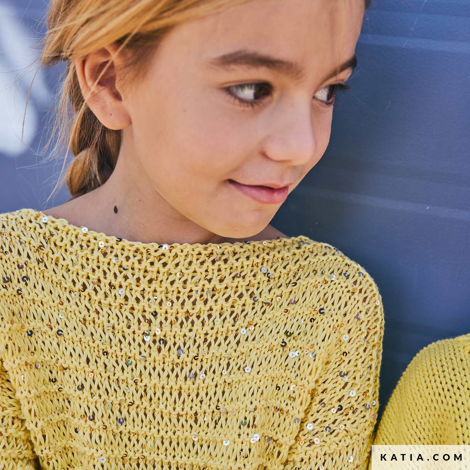 Patroon breien haken kinderen trui lente zomer katia — gemaakt met Katia Cleopatra (3)