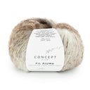 Katia Concept Fil Piuma 301 Brown-Ecru