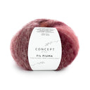 Katia Concept Fil Piuma 304 Bordeaux Red-Orange