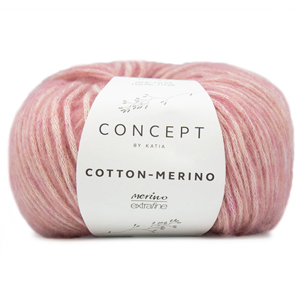 Katia Cotton-Merino 119 Kauwgom roze