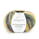 Katia Cotton-Merino Rainbow 500 Blue-Purple-Ochre