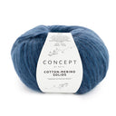 Katia Cotton-Merino Solids 070 Dark Blue-Ocean Blue