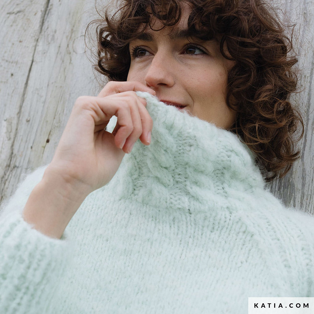 Patroon breien haken dames trui herfst winter katia — gemaakt met Katia Country Knits (14)