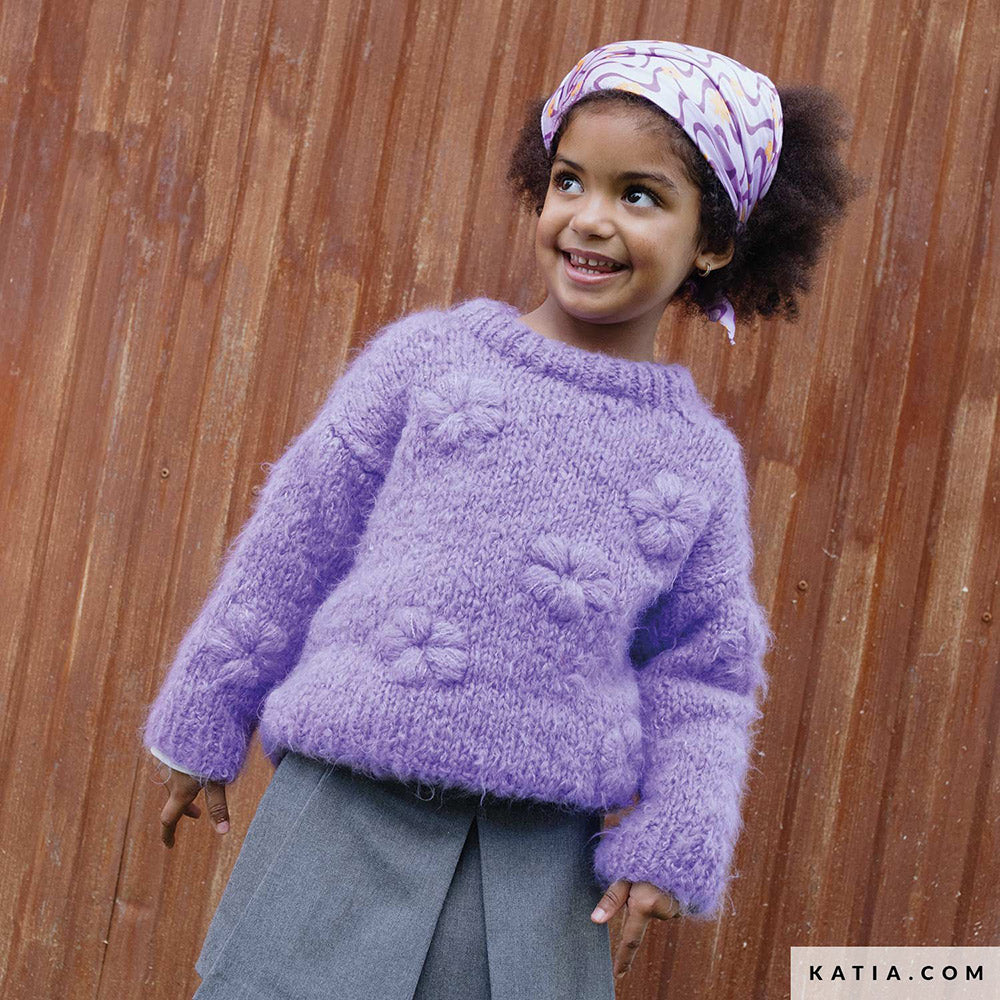 Patroon breien haken kinderen trui herfst winter katia — gemaakt met Katia Country Knits (5)