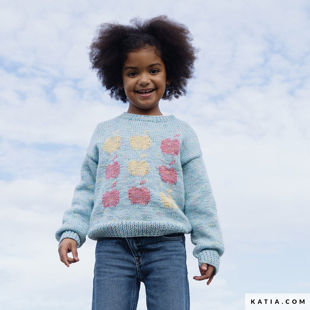 Patroon breien haken kinderen trui herfst winter katia — gemaakt met Katia Country Knits (25)