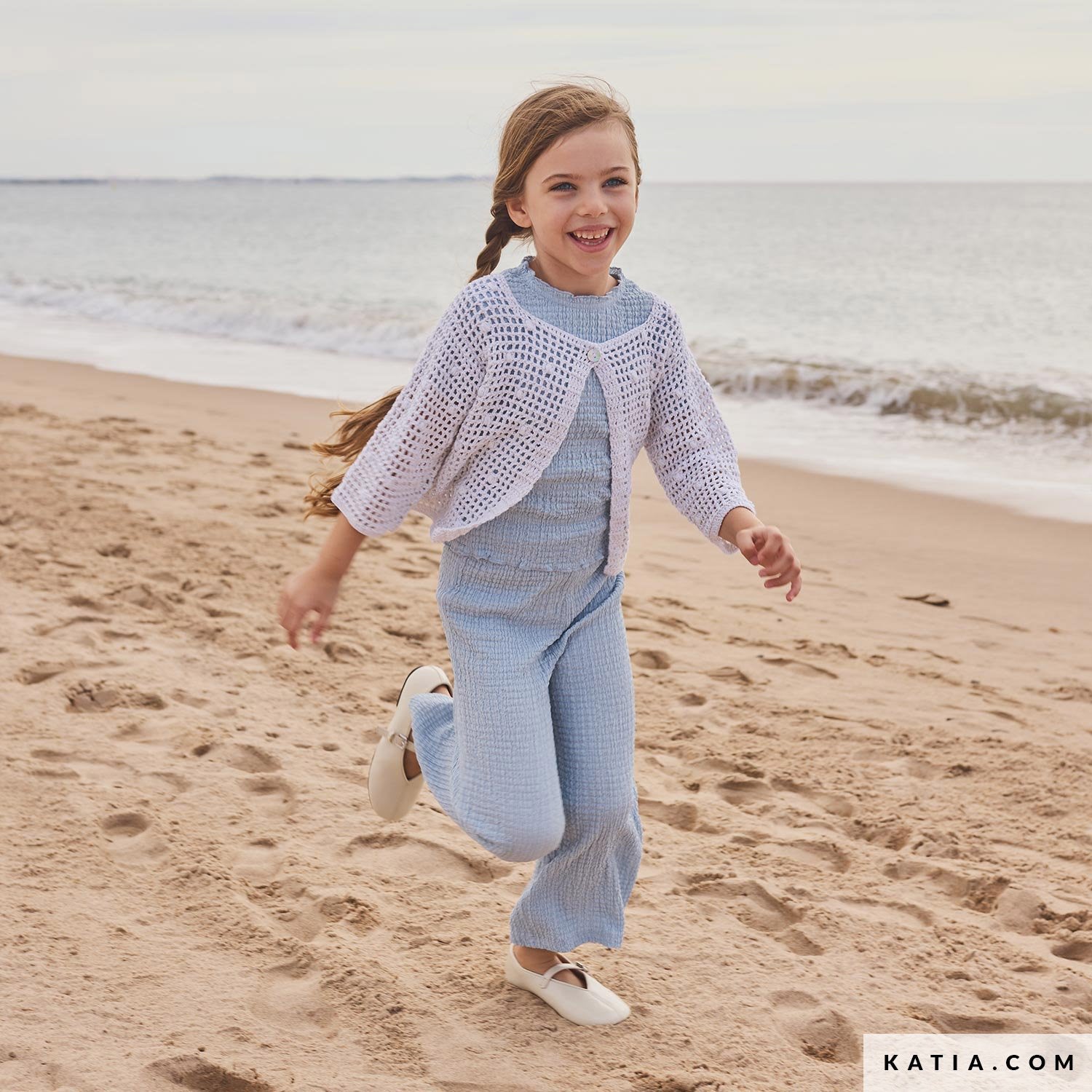 Patroon breien haken kinderen jas lente zomer katia — gemaakt met Katia Estrella
