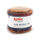 Katia Fur Moda 100 300 Khaki-Black-Rust Brown-Wine