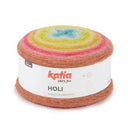 Katia Holi 508 Rust Brown-Lime Green-Aqua Blue