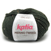 Katia Merino Tweed 310 Donkergroen