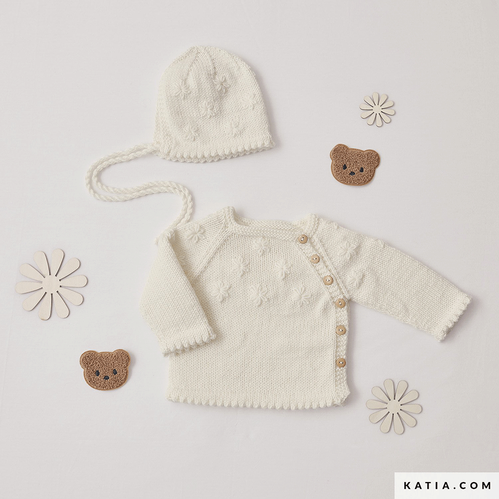 Patroon breien haken baby trui herfst winter katia — gemaakt met Katia New Ultrasoft (3)