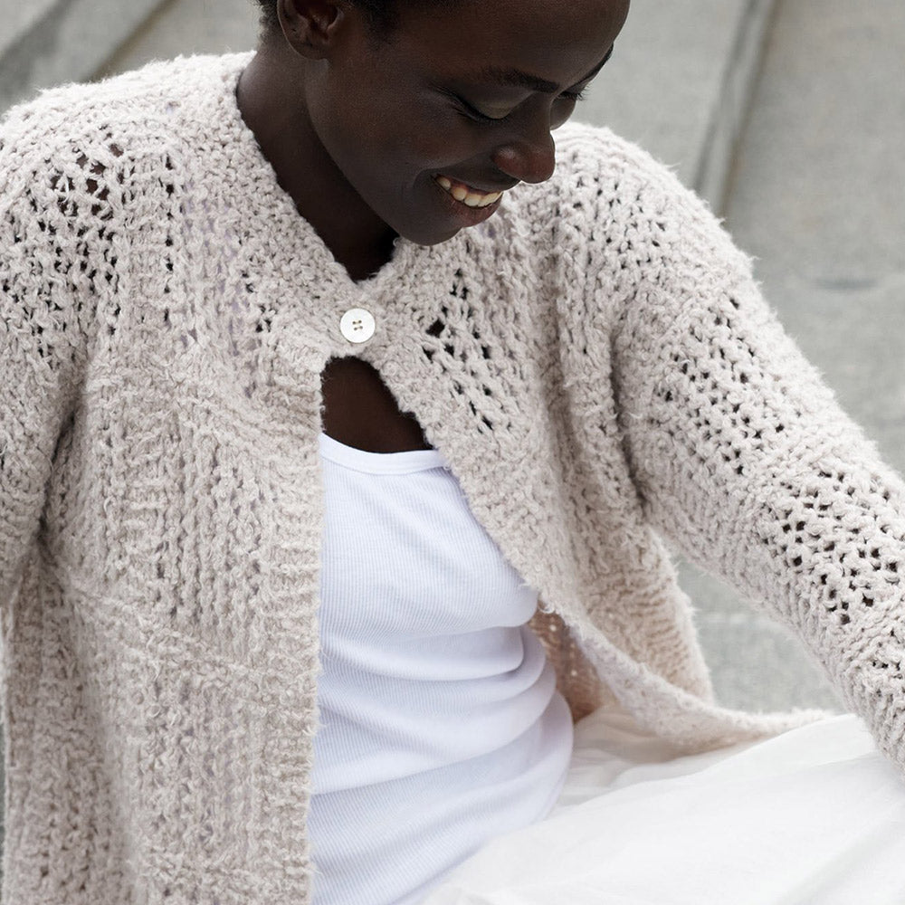 Patroon breien haken dames jas lente zomer katia — gemaakt met Katia Pluma (3)
