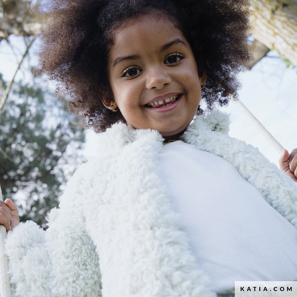 Patroon breien haken kinderen jas herfst winter katia — gemaakt met Katia Polar (3)