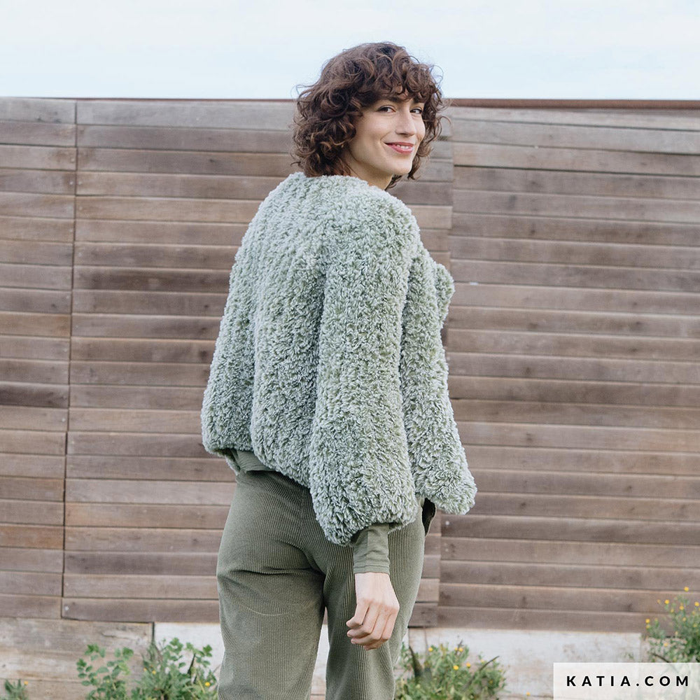 Patroon breien haken dames jas herfst winter katia — gemaakt met Katia Polar (5)