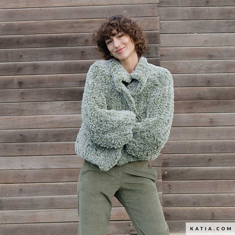 Patroon breien haken dames jas herfst winter katia — gemaakt met Katia Polar (3)
