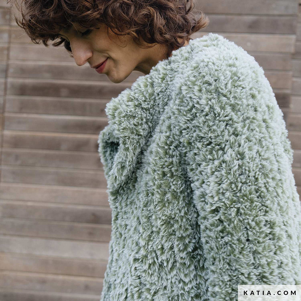 Patroon breien haken dames jas herfst winter katia — gemaakt met Katia Polar (7)
