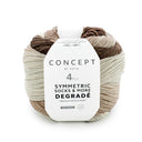 Katia Symmetric Socks & More - Degradé 051 Beige-Brown
