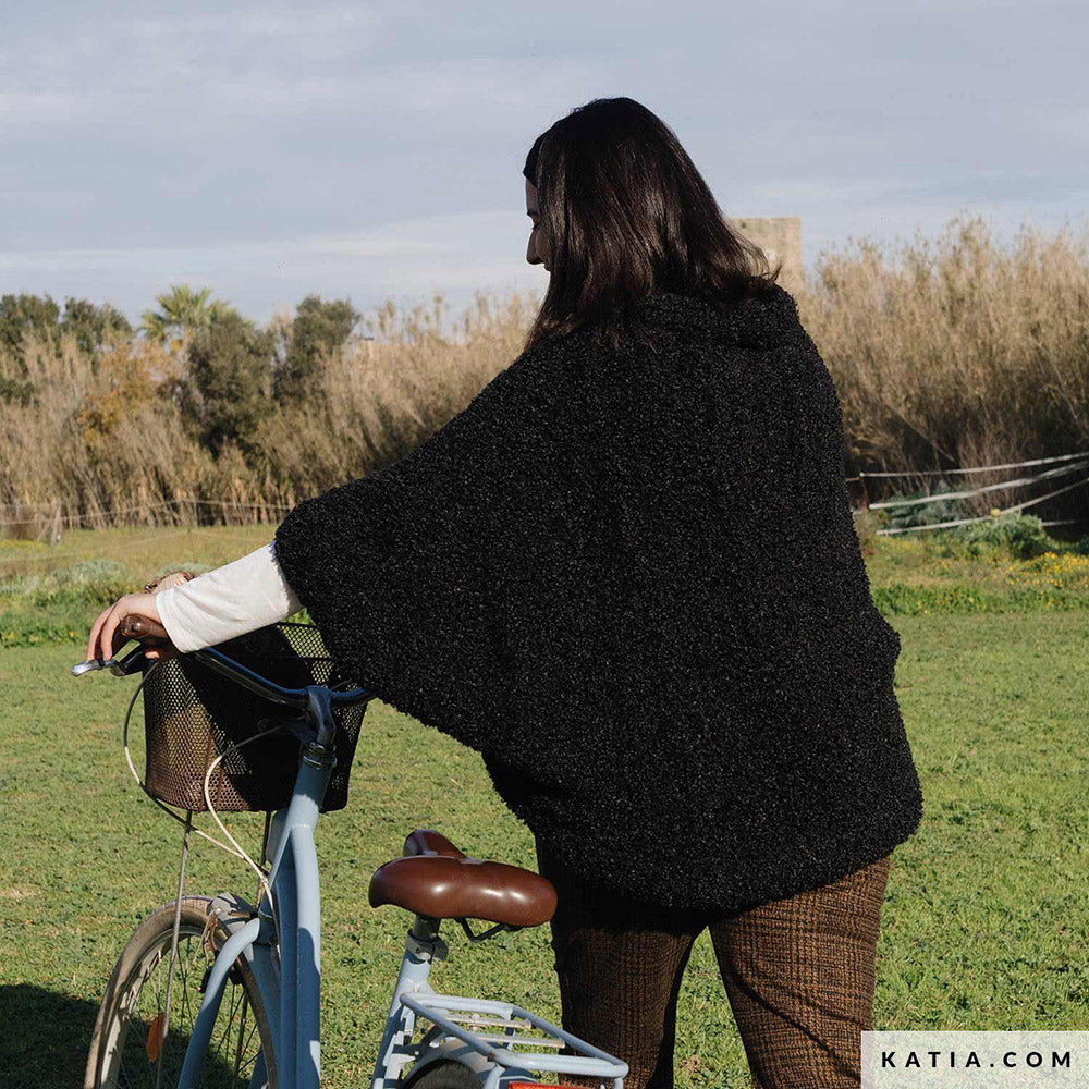 Patroon breien haken dames jas herfst winter katia — gemaakt met Katia WOW - Loopy (8)