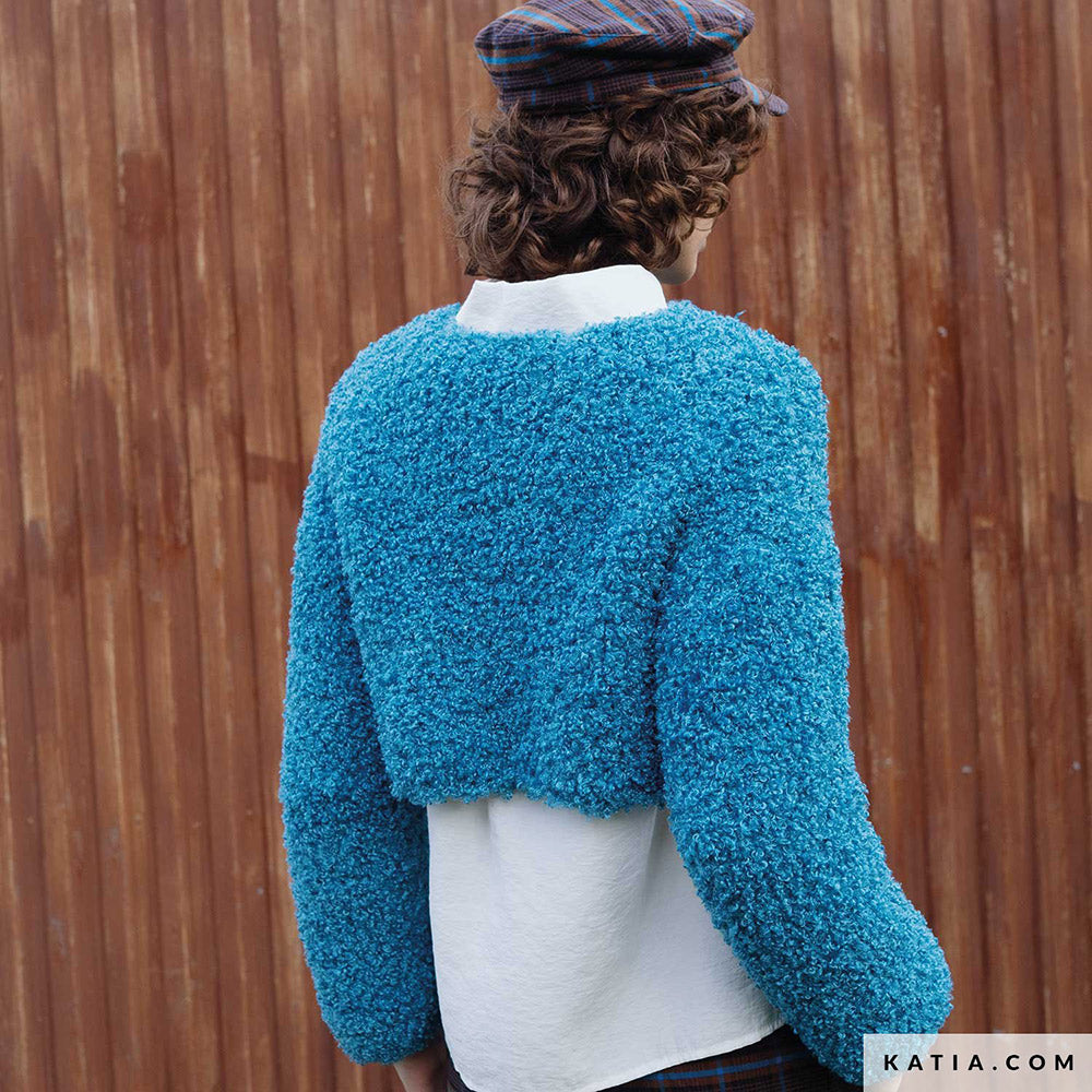 Patroon breien haken dames trui herfst winter katia — gemaakt met Katia WOW - Loopy (8)