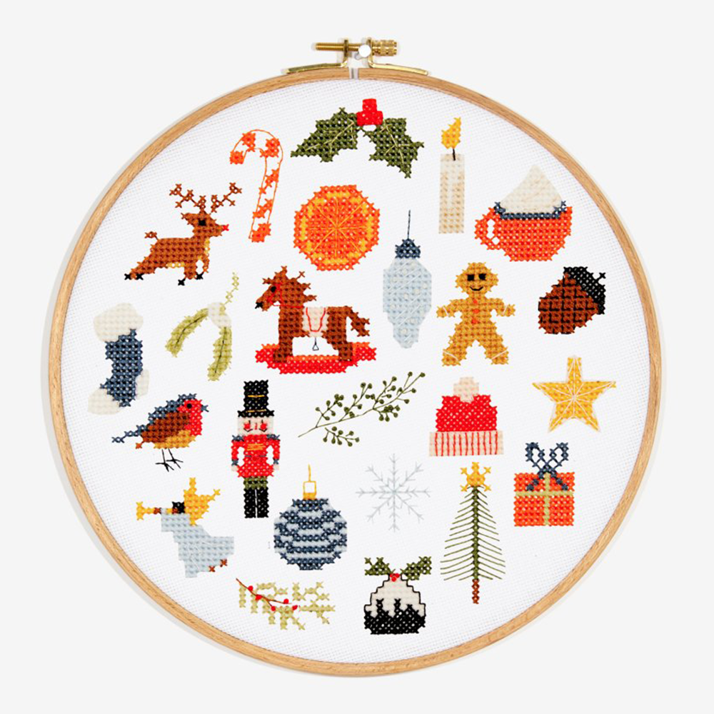 Kerst Advent Kalender Kruissteek Borduurpatroon (2)