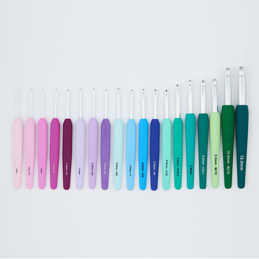 Knitpro waves haaknaalden — gemaakt met KnitPro Waves 2.0 Haaknaald 3,00 mm Berry Blush