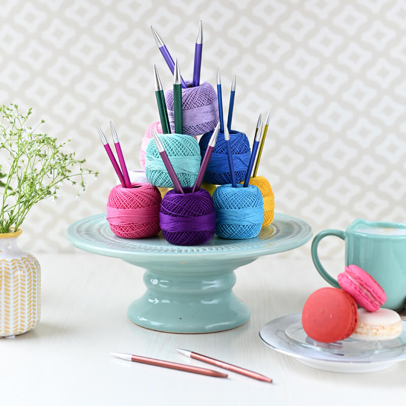 Zing interchangeable circular knitting needles — gemaakt met KnitPro Zing Korte Verwisselbare Rondbreinaalden 3,25 mm