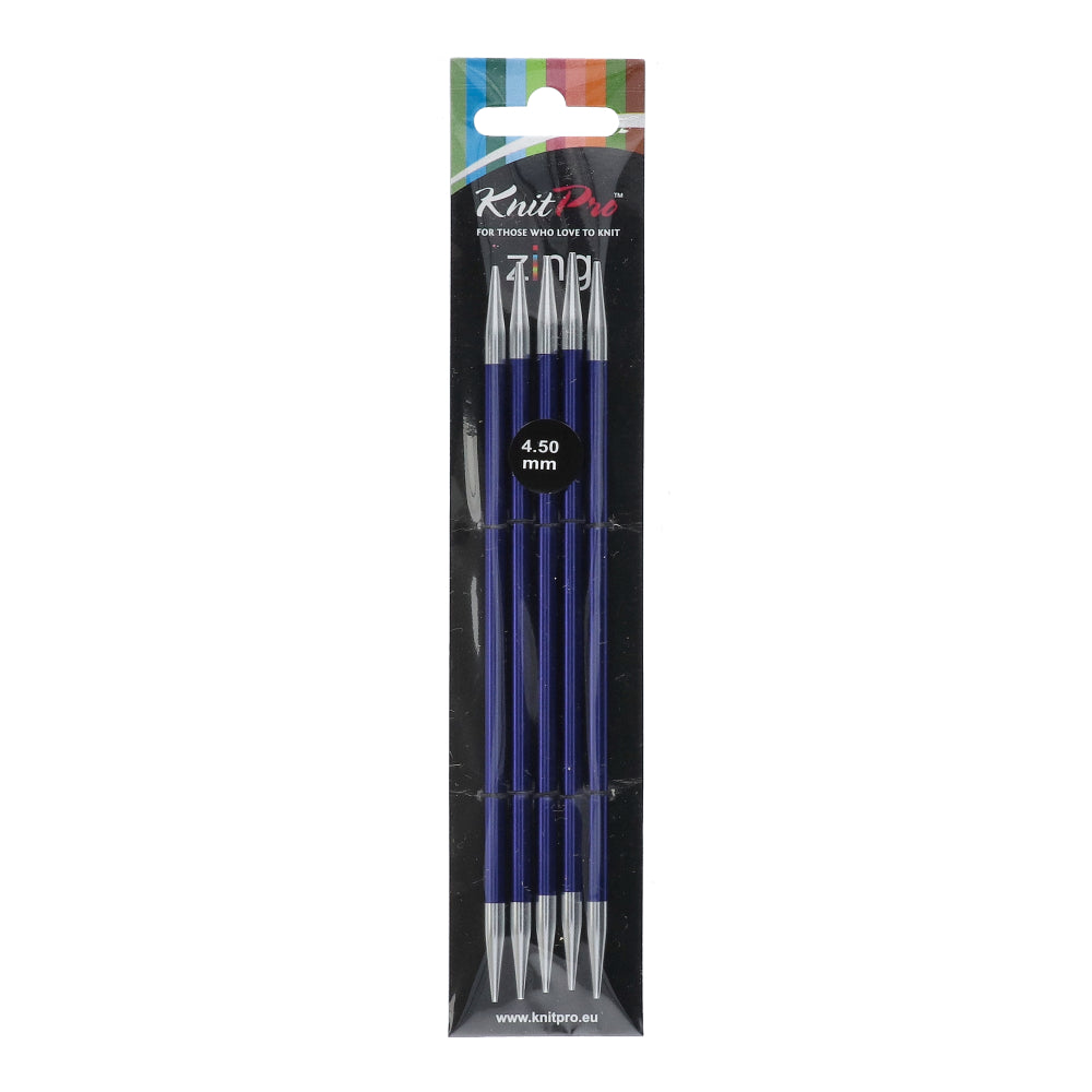 KnitPro Zing Sokkennaalden 15cm 4,50 mm