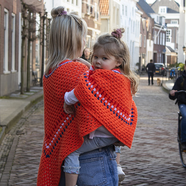 Koningsdag Babyponcho Haakpakket (4)