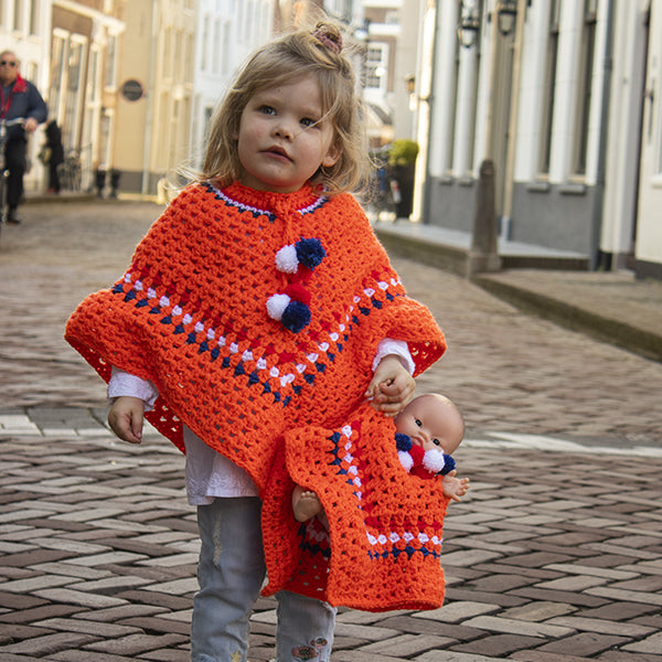 Koningsdag Babyponcho Haakpakket (5)