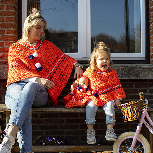 Koningsdag Kinderponcho Haakpakket (7)