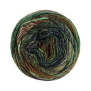Lana Grossa Colorissimo 216 Light Green, Green, Gasoline, Dark Petrol, Red, Chocolate Brown, Burgundy, Grey