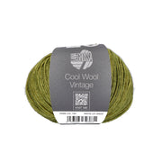 Lana Grossa Cool Wool Vintage 7361 Olijfgroen