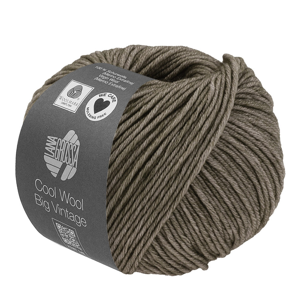 Lana Grossa Cool Wool Vintage Big 7196 Grijsgroen