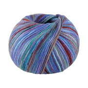 Lana Grossa Cotonella Multi 108 Blauw/turquoise/rood/mint/zalm