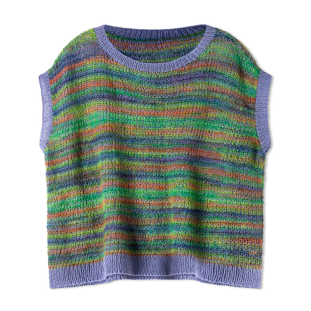 Lana Grossa Ecopuno 206 Violet | Cotton, merino, and Alpaca