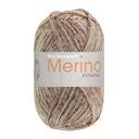 Lana Grossa Meilenweit 100 Merino Extrafine Mountain 7607 Burgundy/Old Pink/Soft Olive/Dark Grey/Natural Striped