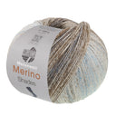 Lana Grossa Meilenweit 100 Merino Extrafine Shades 7234 Mint/Light Grey/Dark Grey/Gray-Brown