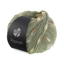 Lana Grossa Popcorn 013 Reseda Green/Beige/Camel/Nougat