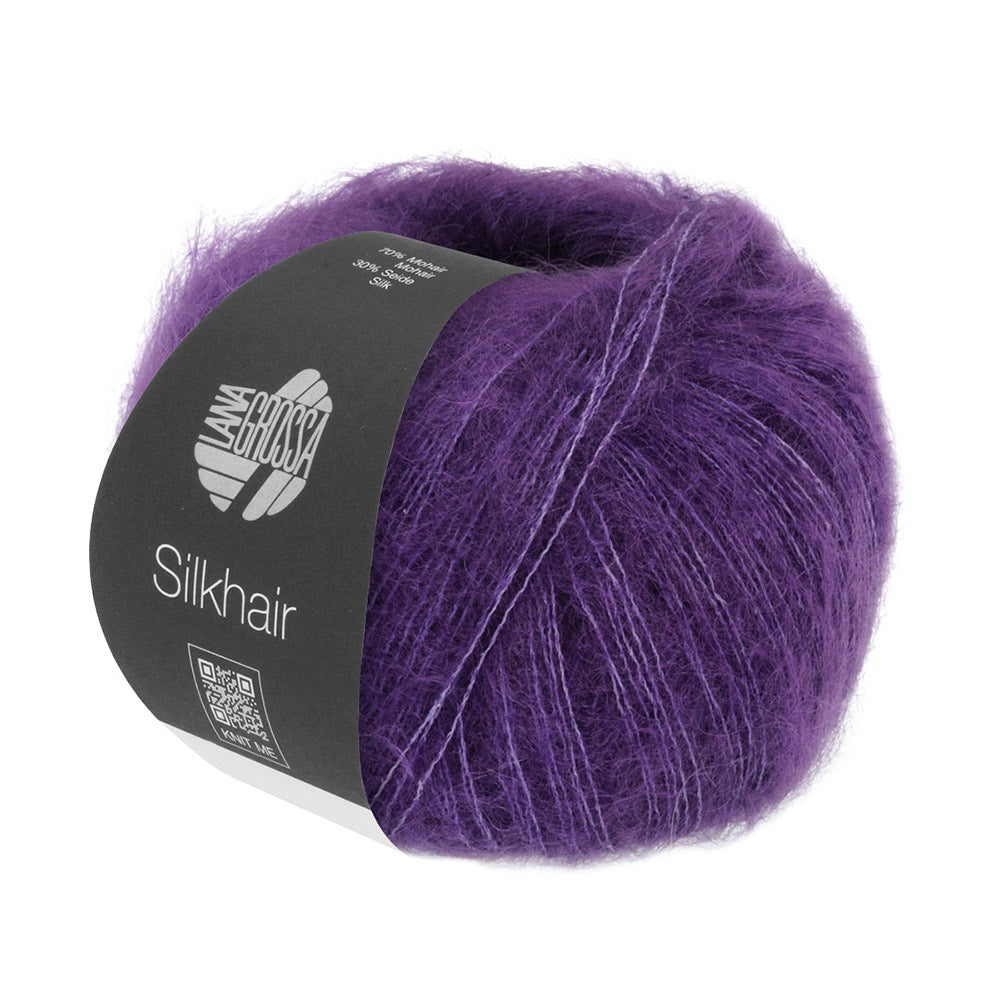 Lana Grossa Silkhair 193 Donkerpaars