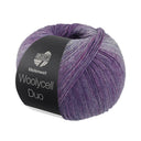 Lana Grossa Woolycell Duo 6004 Red/Gray-Violet/Jeans