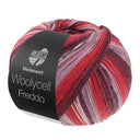 Lana Grossa Woolycell Freddo 6042 Black-Red/Burgundy/Dark Red/Mauve/Antique Violet/Dark/Silver Gray