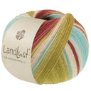 Lana Grossa Landlust Die Sockenwolle 136 Burgundy/Gray-Red/Mint/Turquoise/Pistachio/Natural Striped