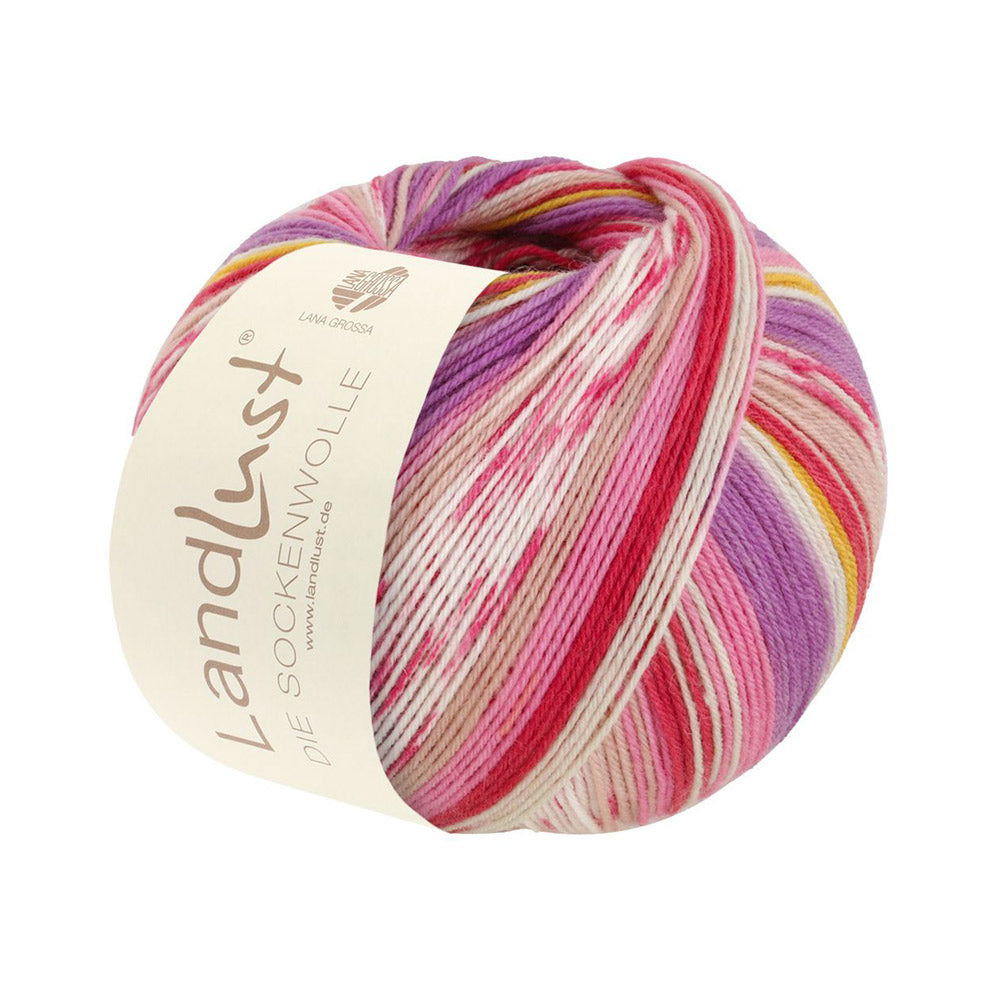 Lana Grossa Landlust Die Sockenwolle 315 Strepen/Jacquard