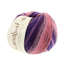 Lana Grossa Landlust Die Sockenwolle 422 Grijs/Apricot/Erica/Roest/Perzik/Paars/Donkerrood/Grijs