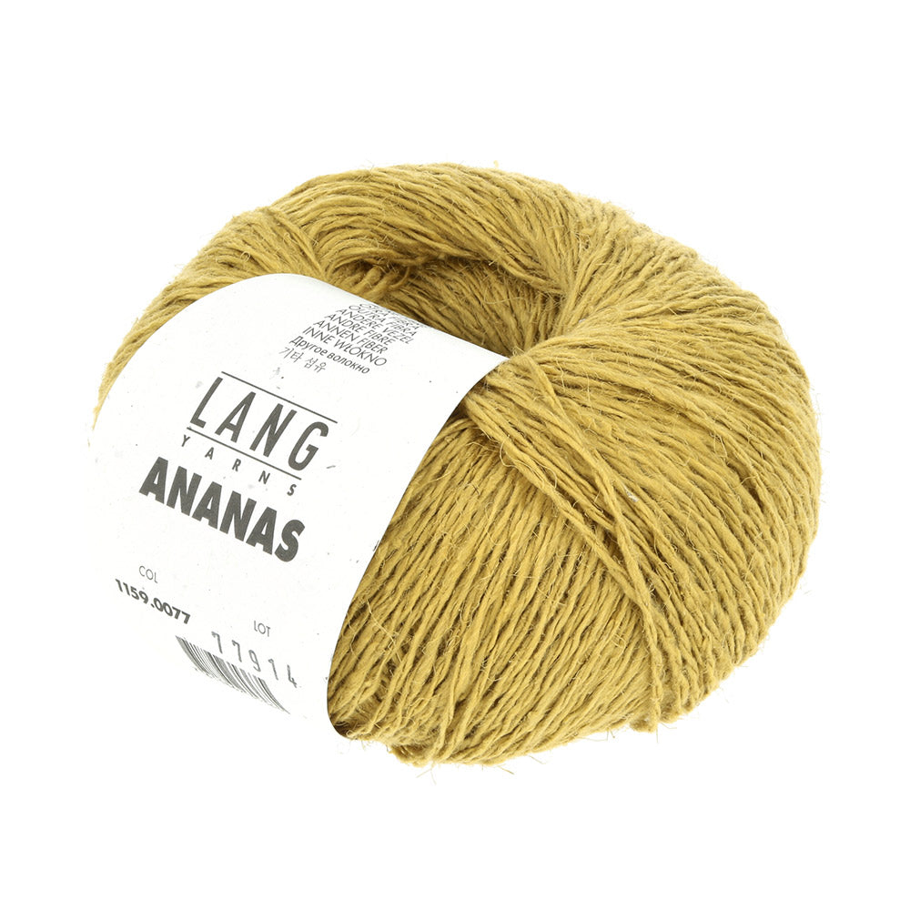 Langyarnsananas print — gemaakt met Lang Yarns Ananas