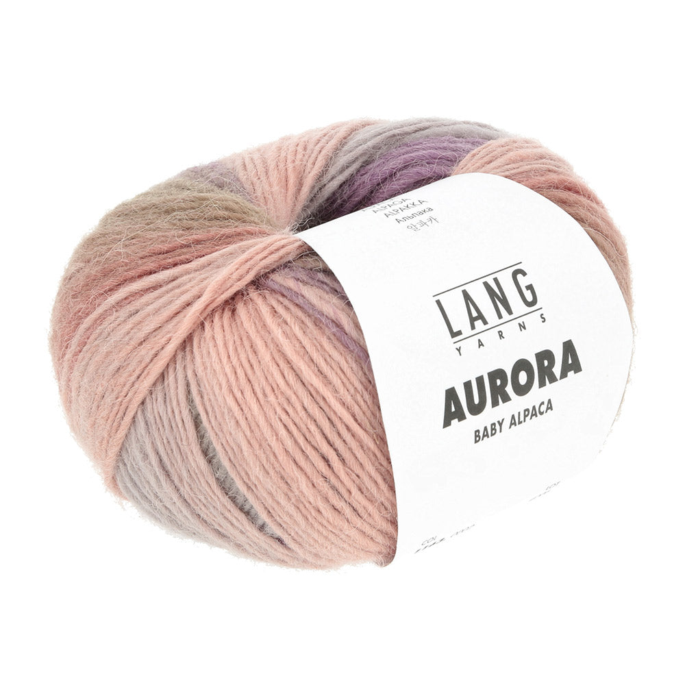 Langyarnsaurora print — gemaakt met Lang Yarns Aurora