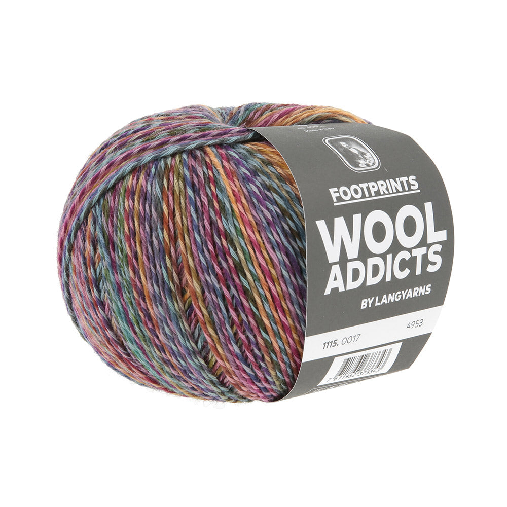 Langyarnsfootprints print — gemaakt met Lang Yarns Footprints