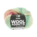 Lang Yarns Glow 0054 Salie/Rood