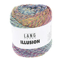 Lang Yarns Illusion 0002 Purple/Petrol/Yellow/Light Blue