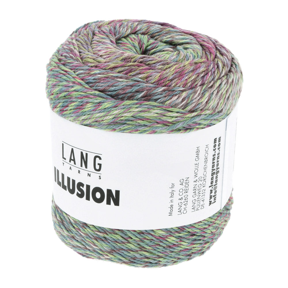 Langyarnsillusion print — gemaakt met Lang Yarns Illusion